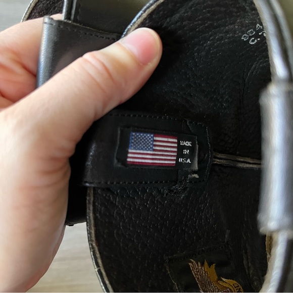 Harley-Davidson Women’s Black 80’s Pointed Toe Ankle Cowboy Boot Block Heel Sz 7 - Picture 9 of 12